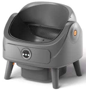 OEM Stylish Smart 74L Open Steel Automatic Self-Cleaning Cat Litter Box 11KG Waterproof with Sand